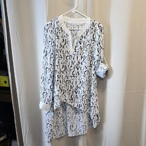 ADORE Hi-Lo ABC Blouse
